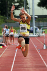 Women and Girls long jump, 2021 North Eastern Track and Field Champs., Middesbrough. Photo: David T. Hewitson/Sports for All Pics